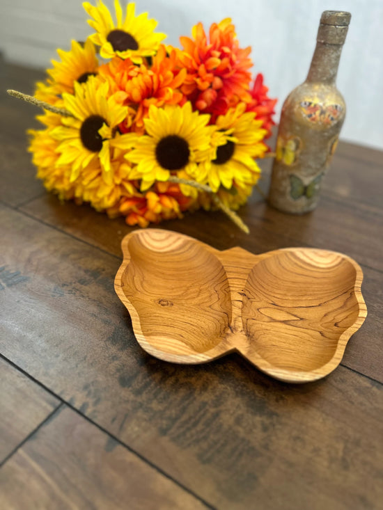 Handmade Teak Wooden Butterfly Potion Accessories | Sensory Play Tools