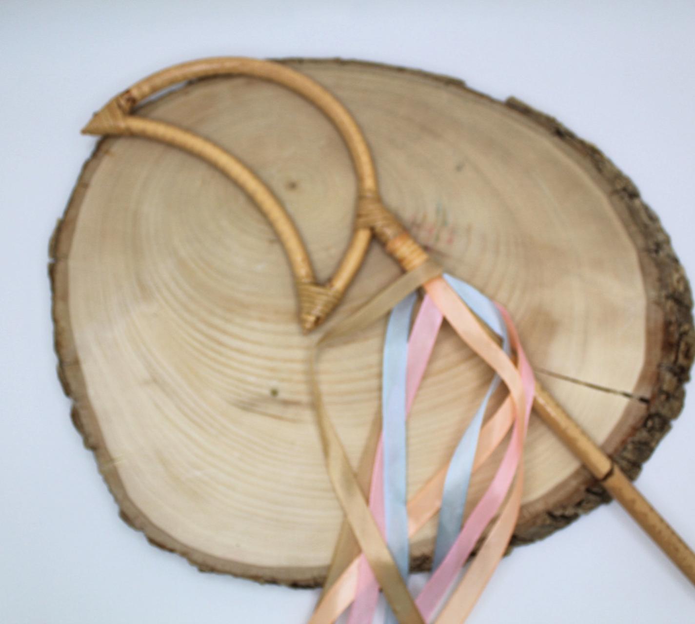 Moon Rattan Wand – A Whimsical Eco-Friendly Sensory Play Toy