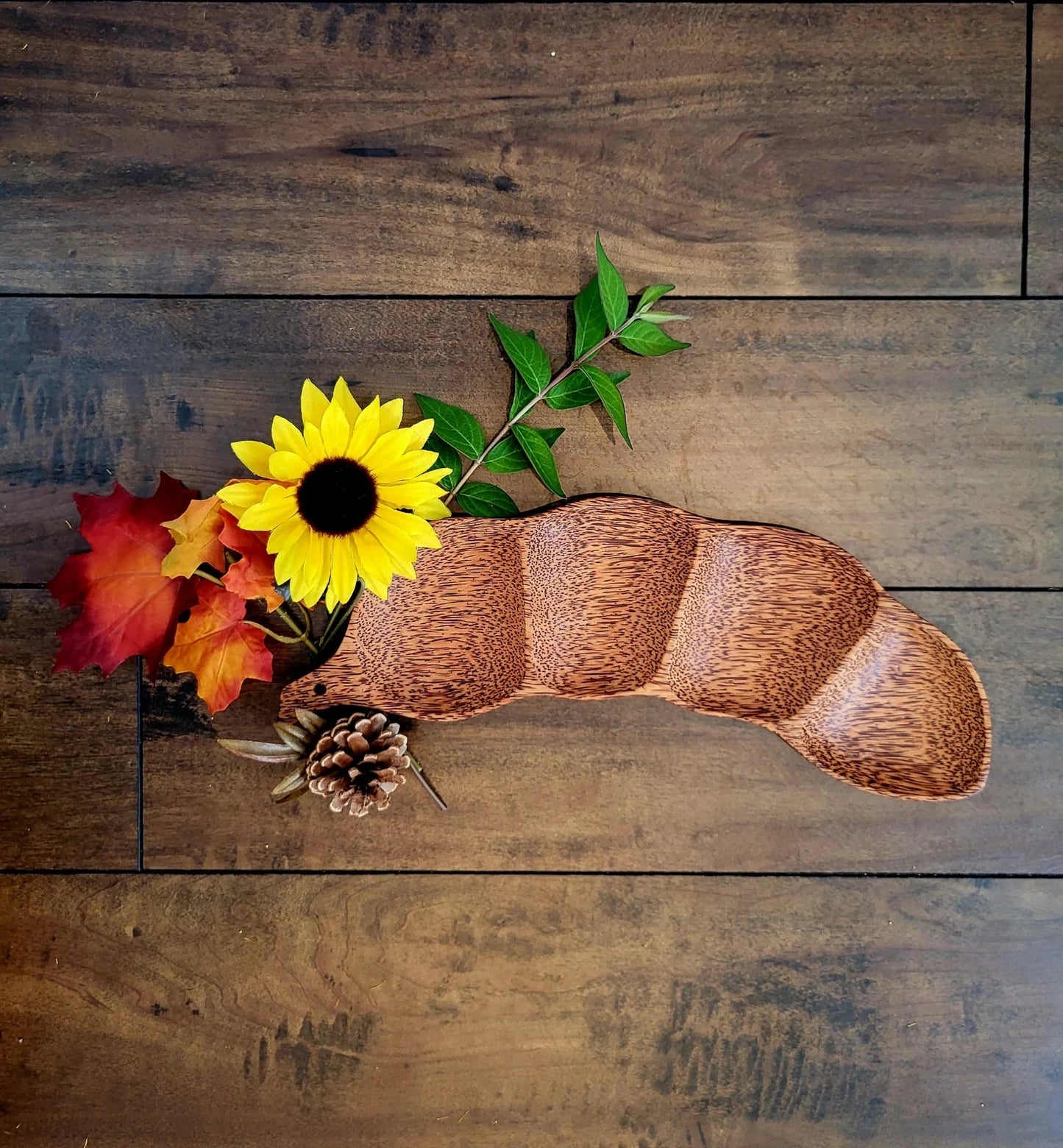 Handmade Tamarind Coconut Wooden Plate Potion Accessories | Sensory Play Tools